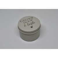 Geurkaarsjes met inspirerende tekst